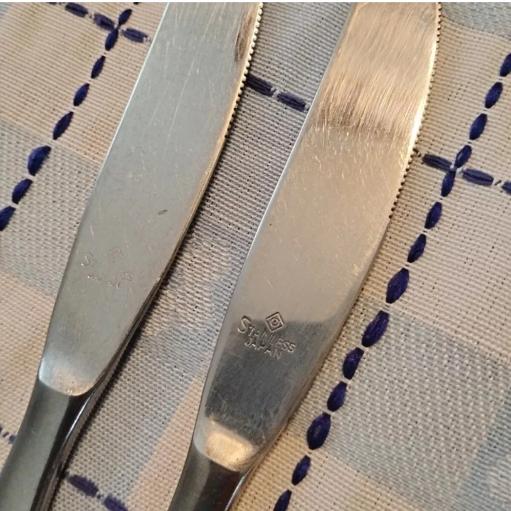 Oneida Northland Impulse Stainless‎ Flatware 2 Butter Knives Butterknives